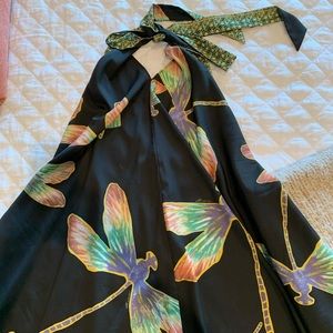 Ramona LaRue | Butterfly Dress | Black/Multi | OS